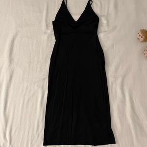 Black Free People Midi Slip dress (M)